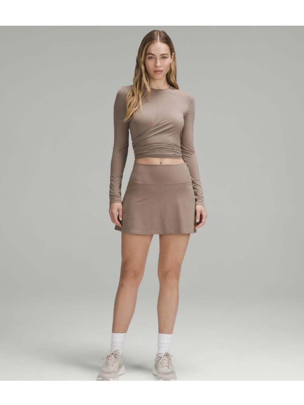 LULULEMON Align High-Rise Skirt Size 4 Taupetastic